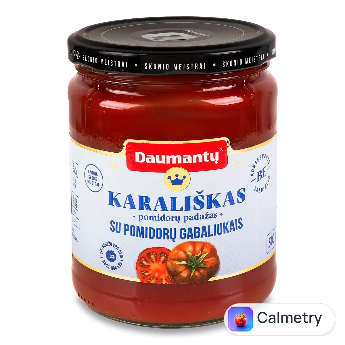 Соус томатний Daumantu Королівський зі шматочками помідорів 40% 500г