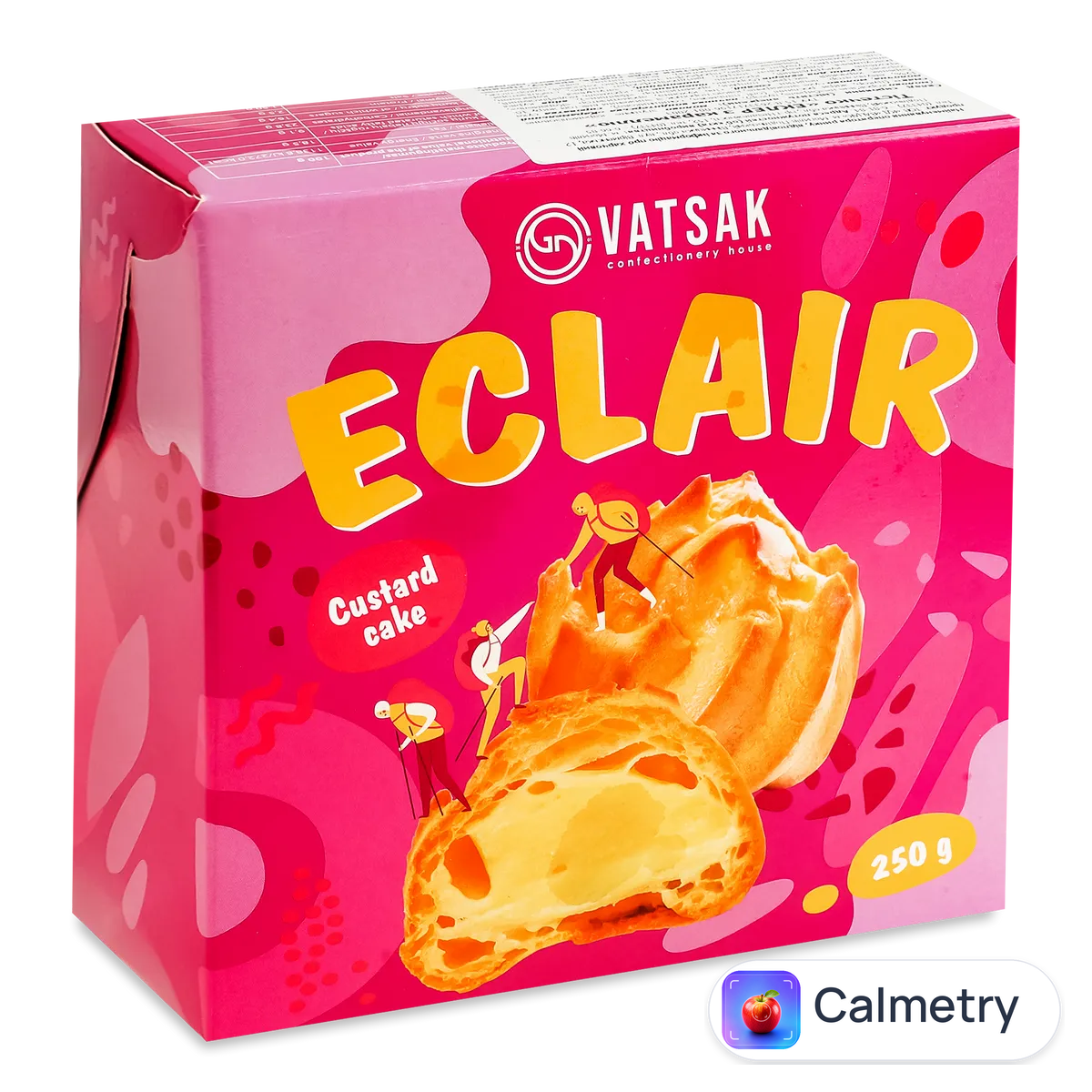 Тістечко Vatsak Еклер 250г