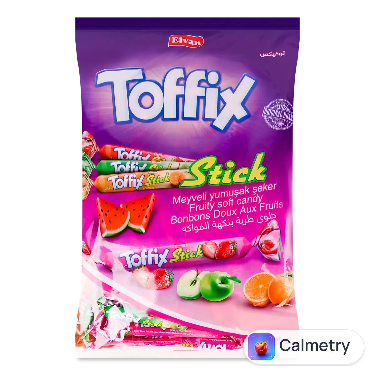 Цукерки Elvan Toffix Stick жувальні