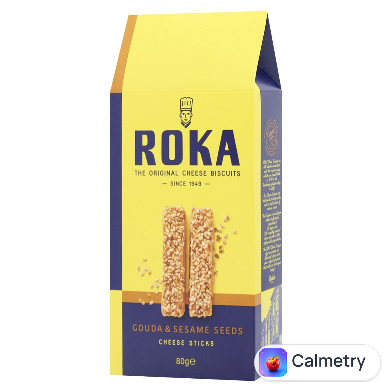 Палички сирні Roka з сиром гауда та кунжутом 80г