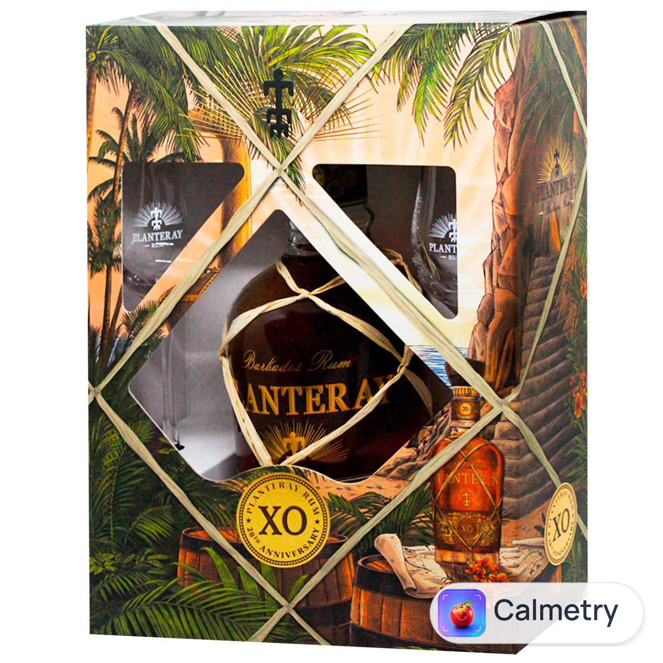 Ром Planteray XO 20th Anniversary 40% 0,7л + 2 бокали
