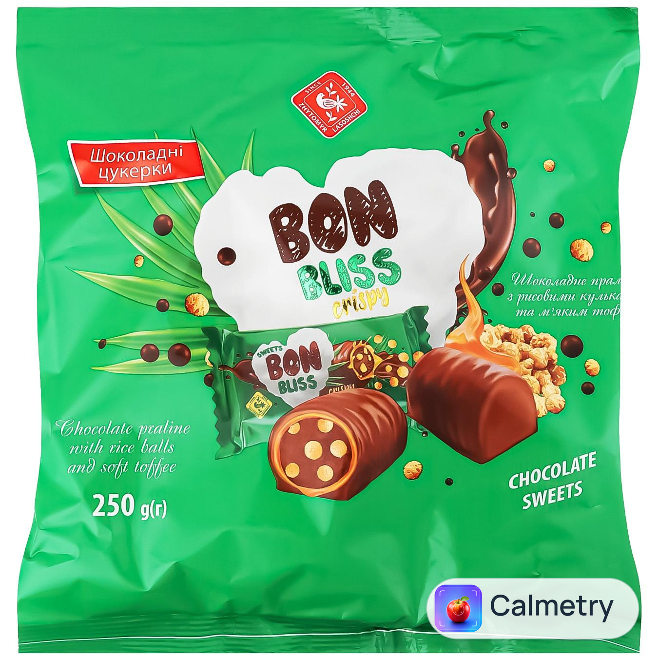 Цукерки Житомирські Ласощі Bon Bliss Crispy 250г