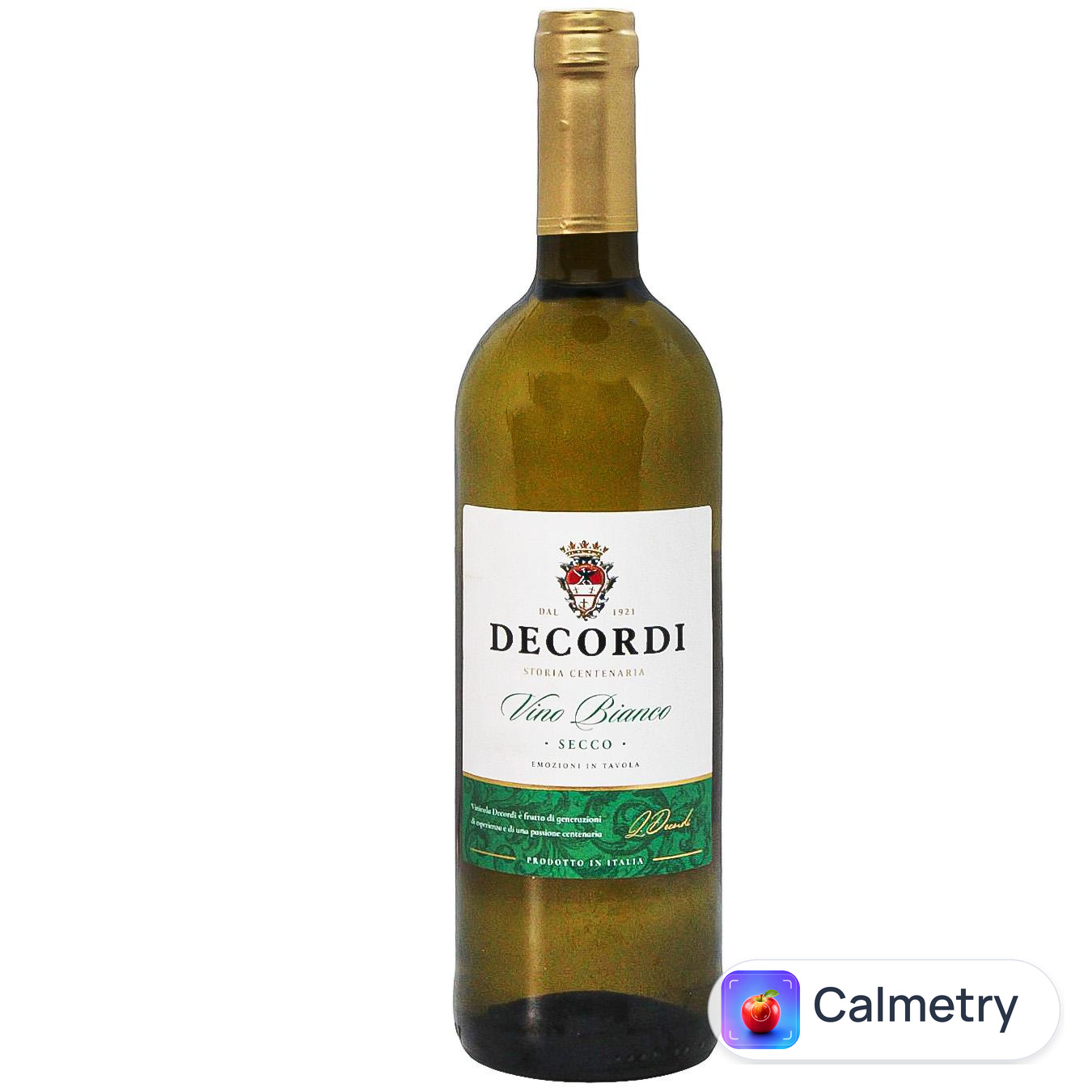 Вино Decordi Vino Bianco біле сухе 10,5% 0,75л