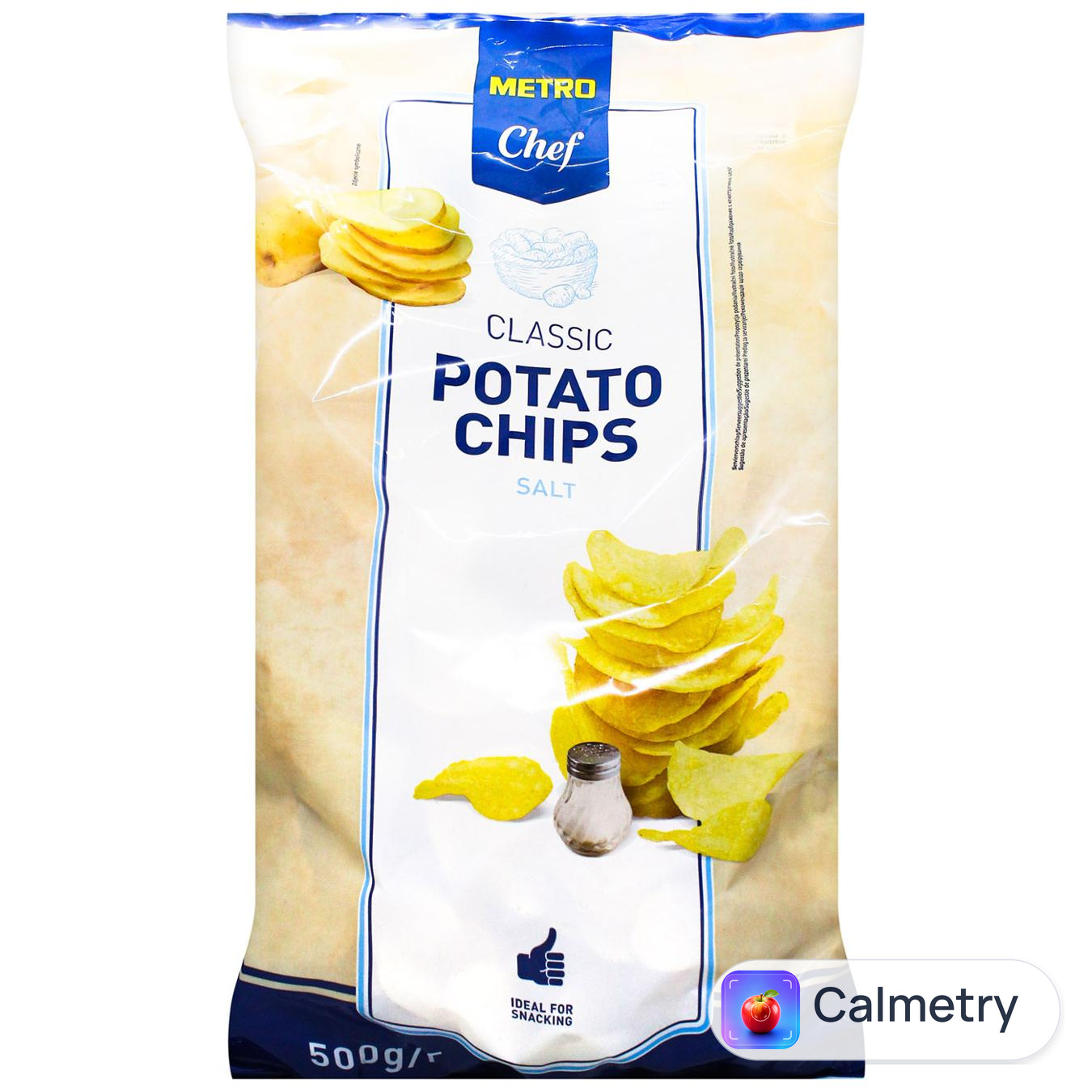 Чипси Metro Chef картопляні солоні 500г