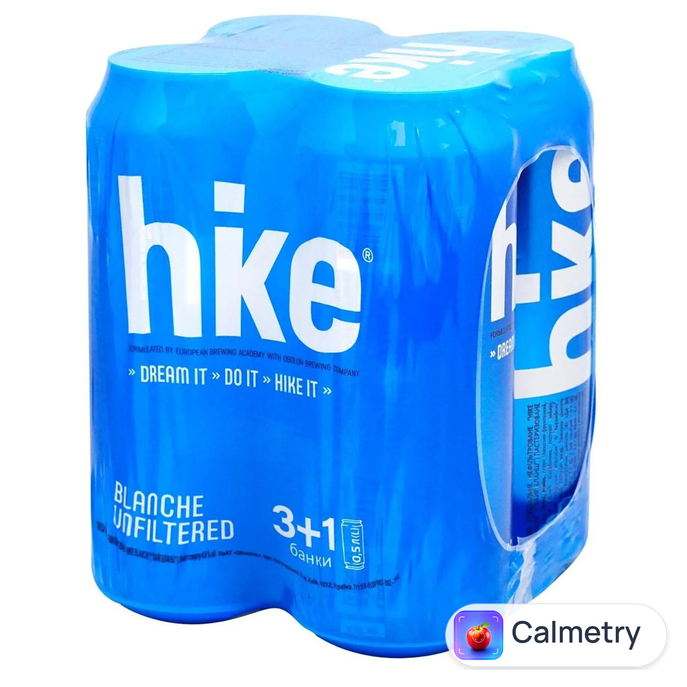 Пиво Hike Blanche світле нефільтроване 4,9% 0,5л x 4шт