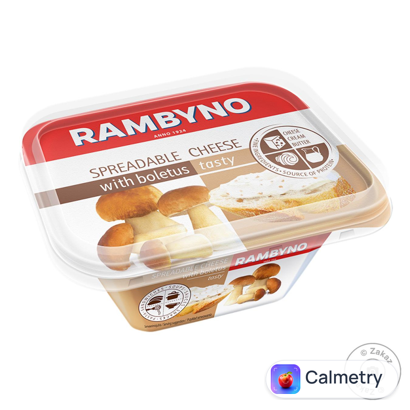 Сир плавлений Rambyno з грибами 50% 175г