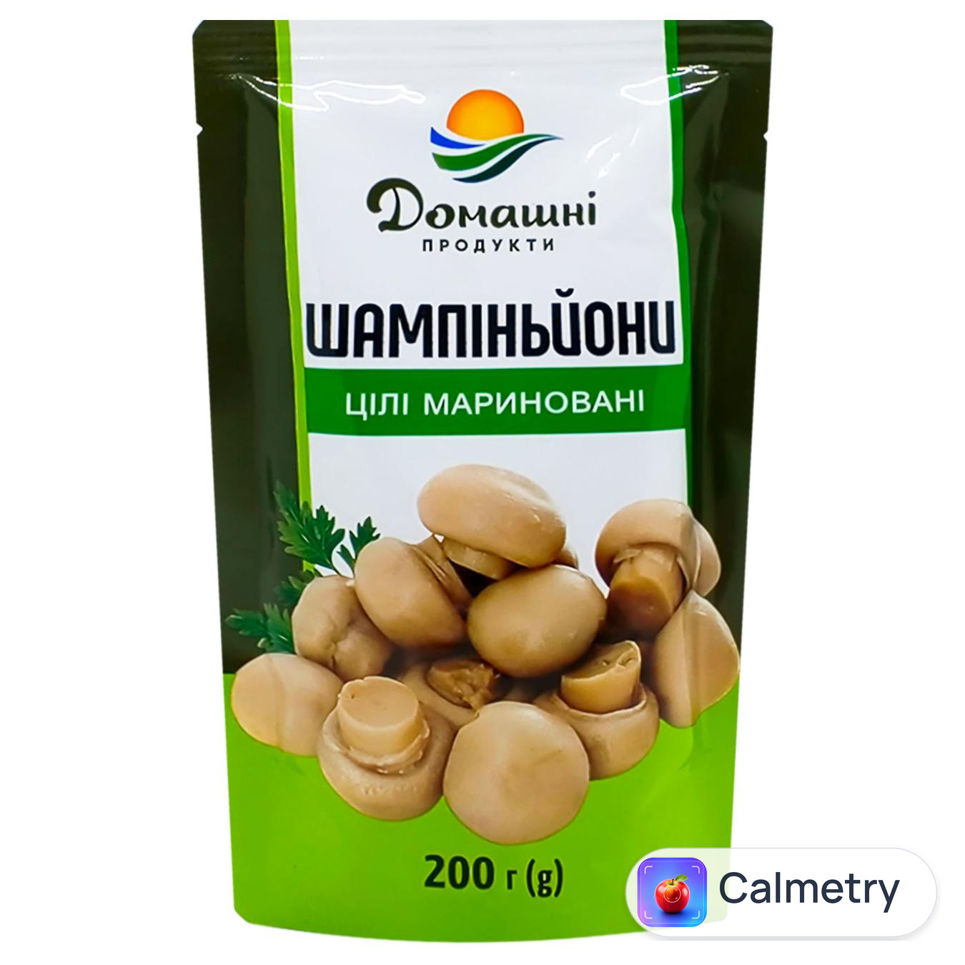 Шампіньйони Домашні Продукти цілі мариновані 200г