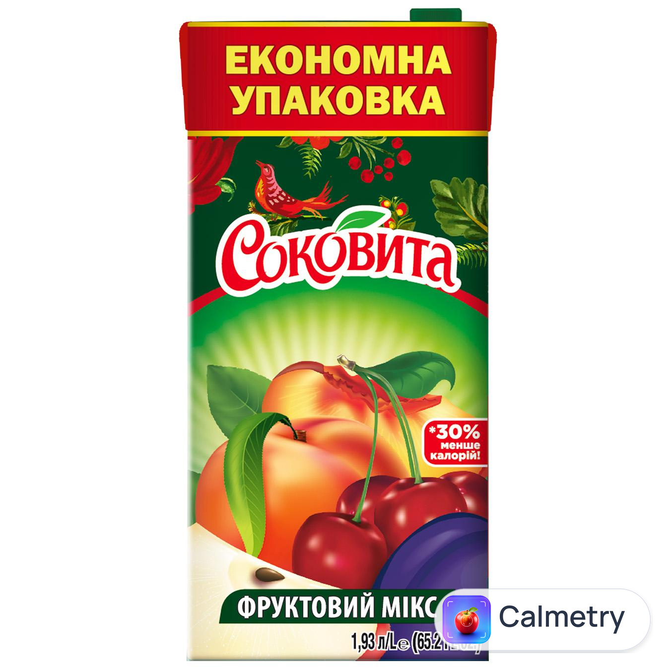 Напій соковий Соковита Фруктовий мікс 1,93л
