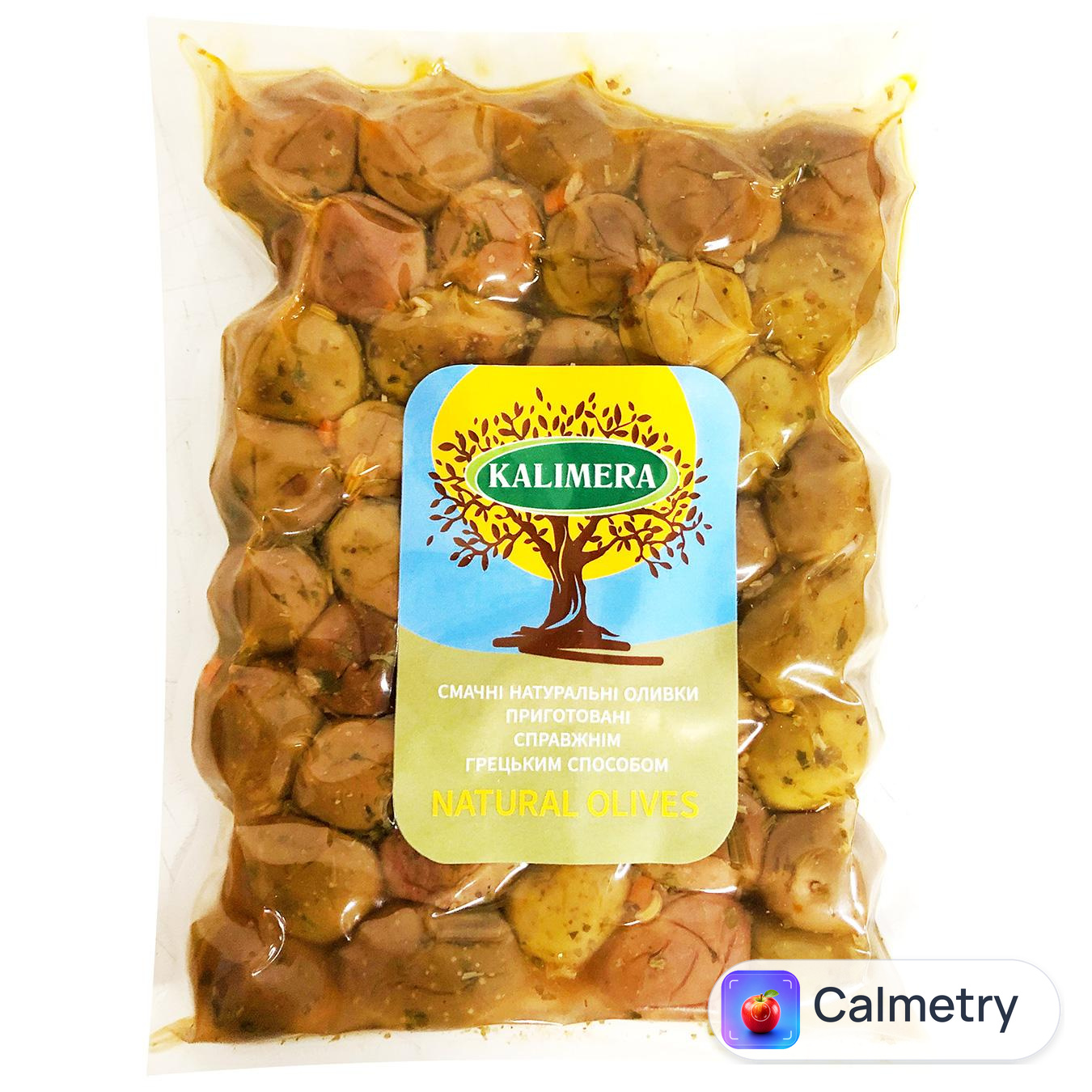 Оливки Kalimera Jumbo Amfissa у маринаді мама мія з кісточкою 100г