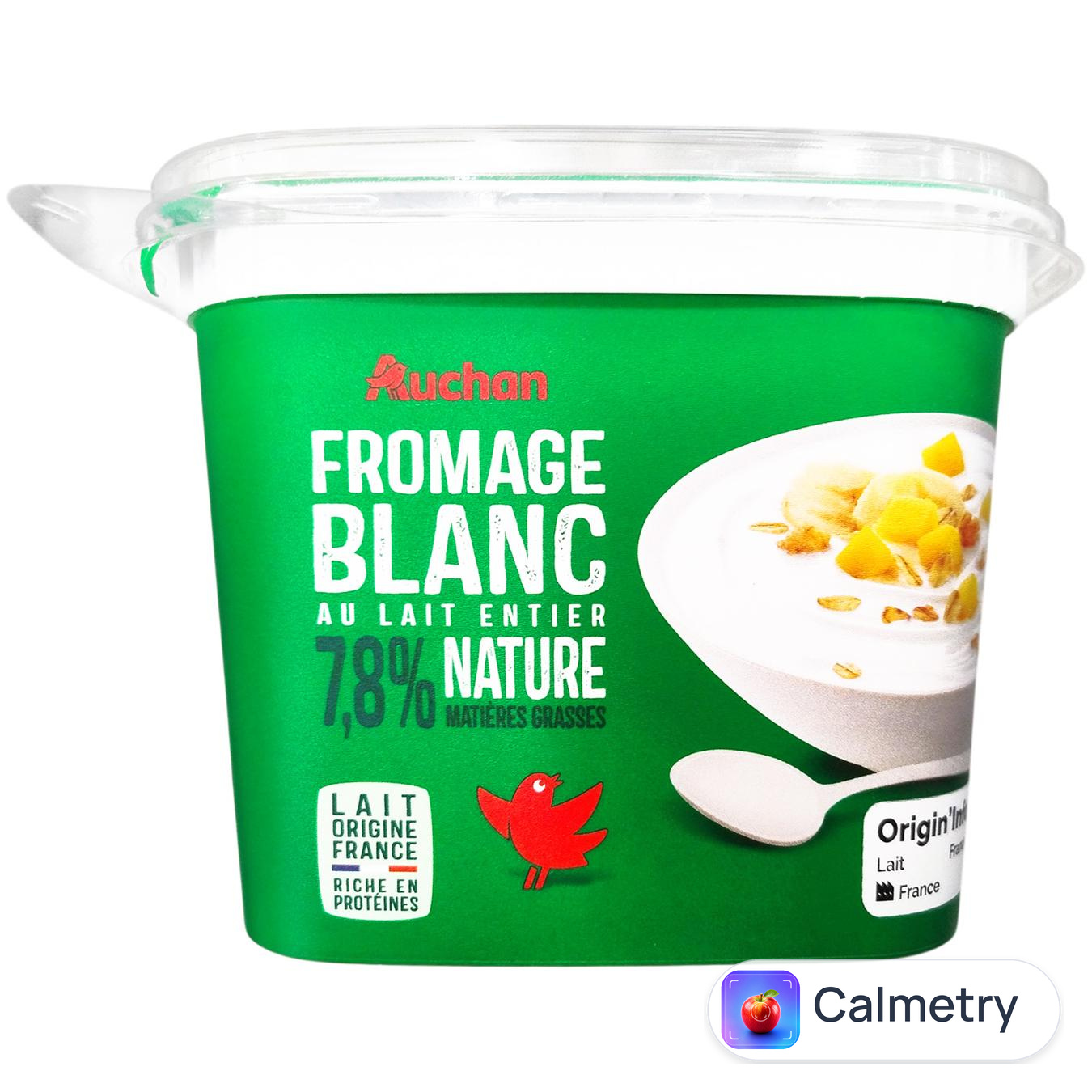 Сир Auchan вершковий 7,8% 1кг