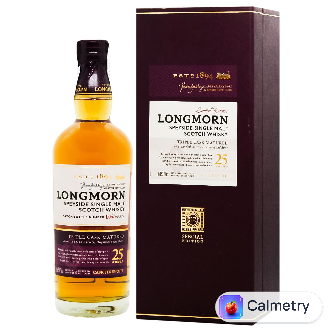 Віскі Longmorn 25 років 53% 0,7л лонгморн