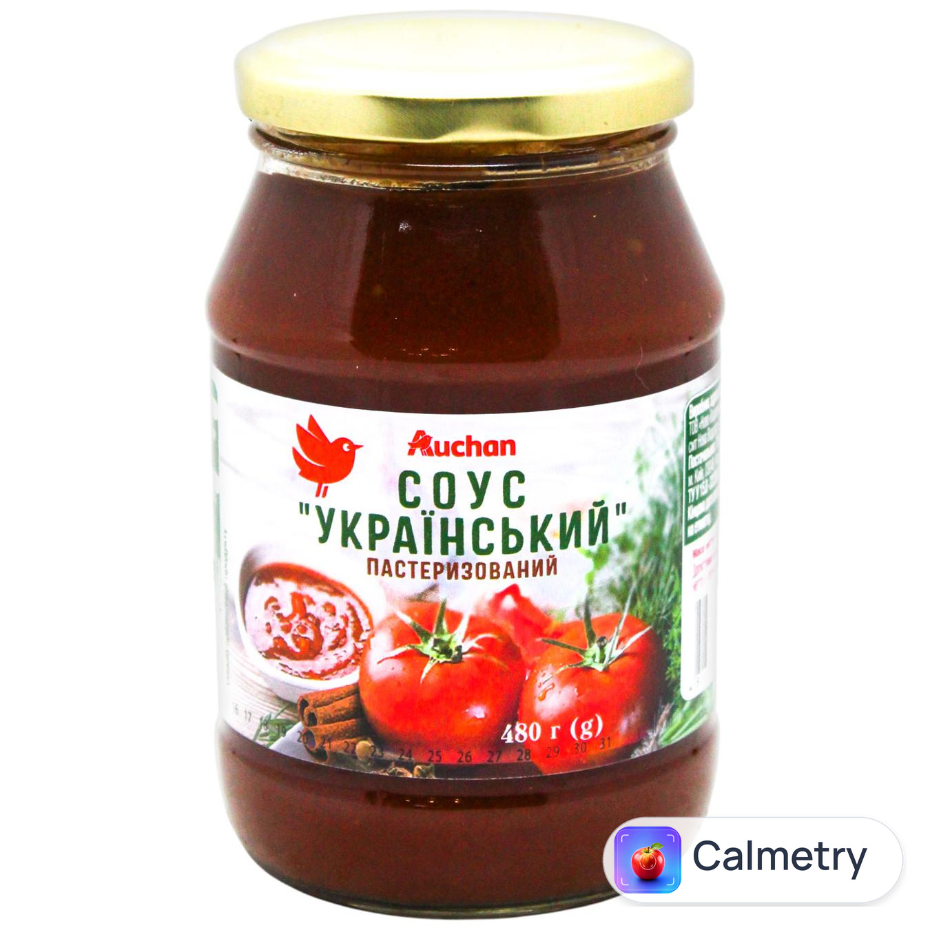 Соус Auchan Український пастеризований 480г