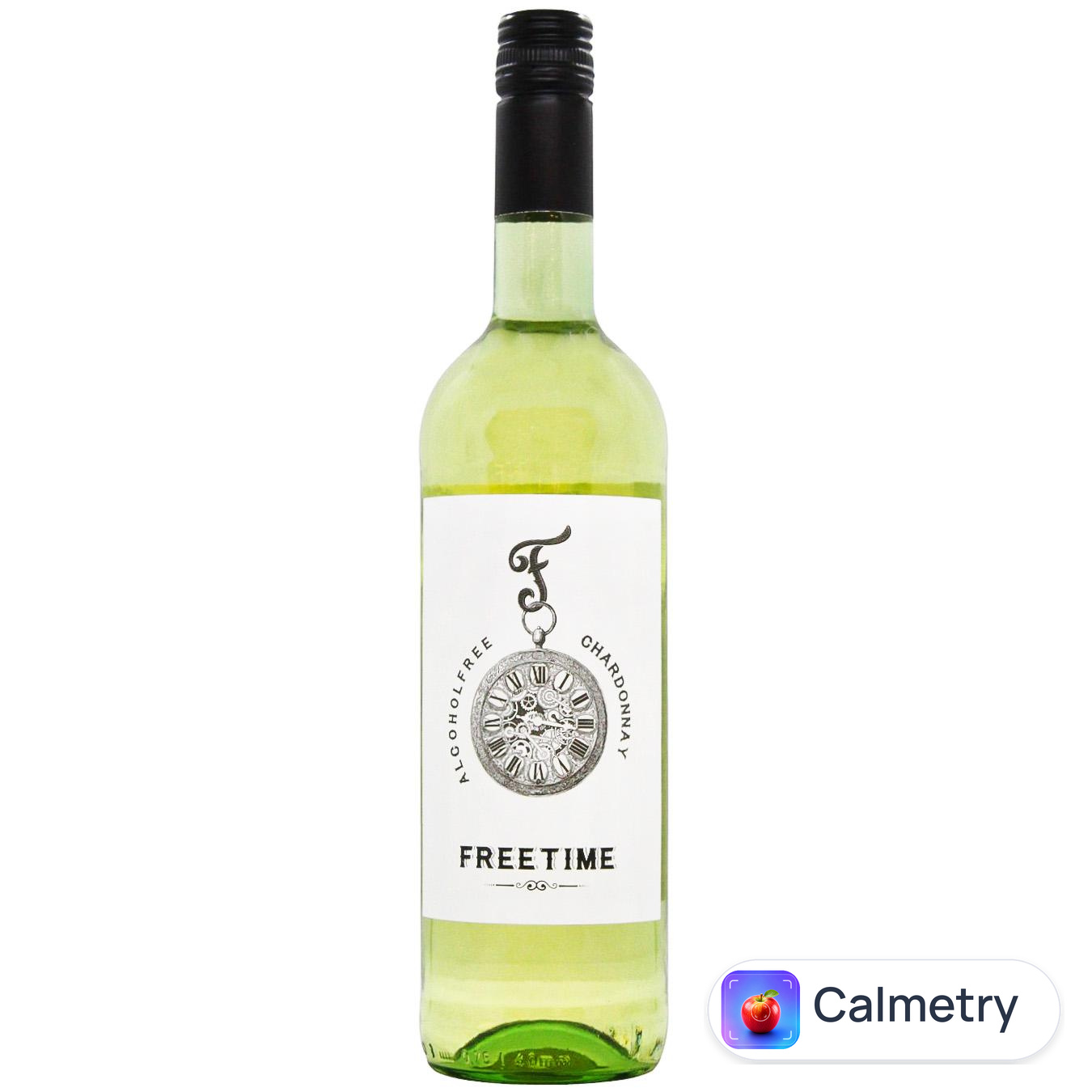 Вино Freetime Chardonnay безалкогольне напівсолодке біле 0,75л