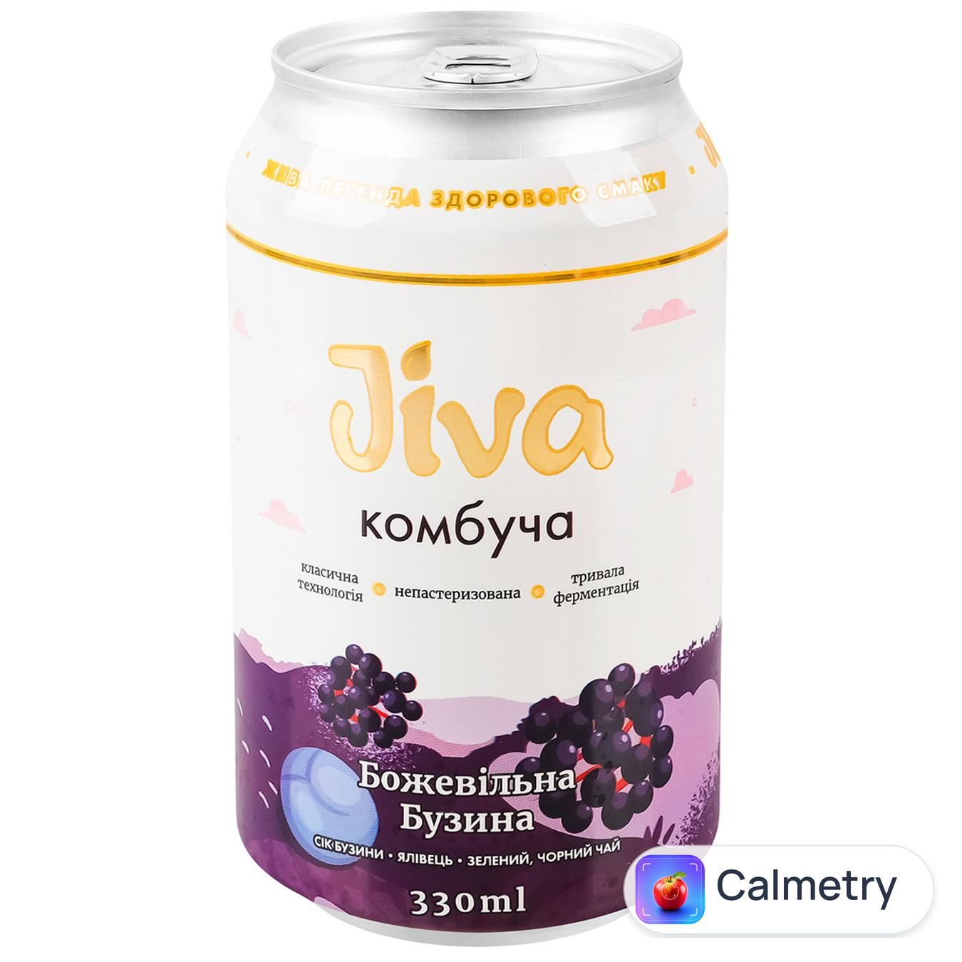 Комбуча Jiva Божевільна бузина 0,33л