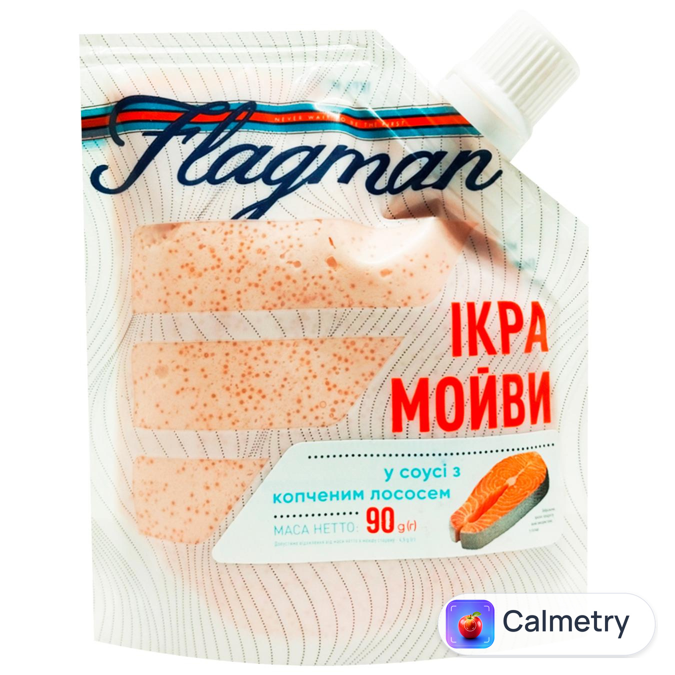Ікра мойви Flagman у соусі з копченим лососем 90г