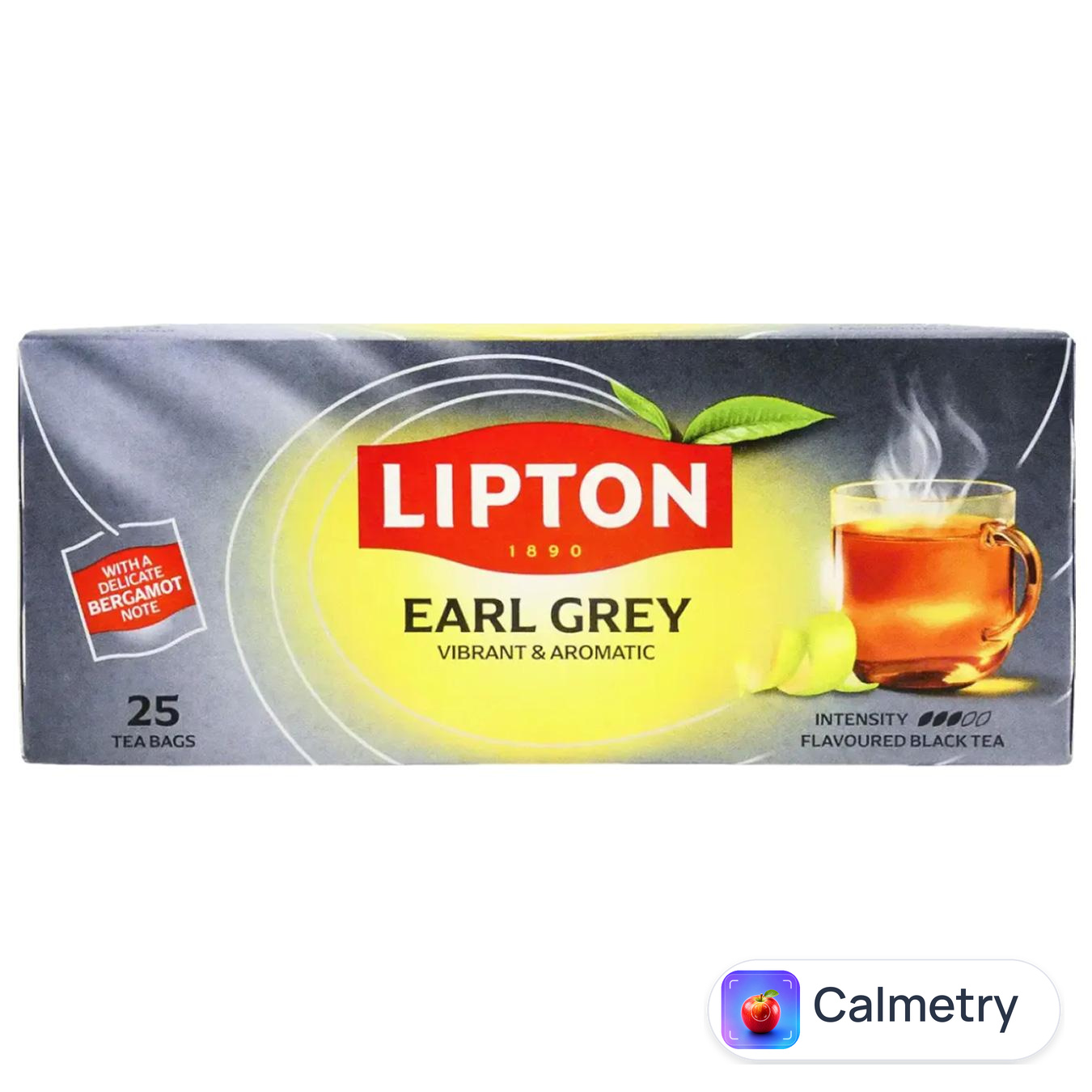 Чай чорний Lipton Earl Grey 1,5г*25шт — фото продукту