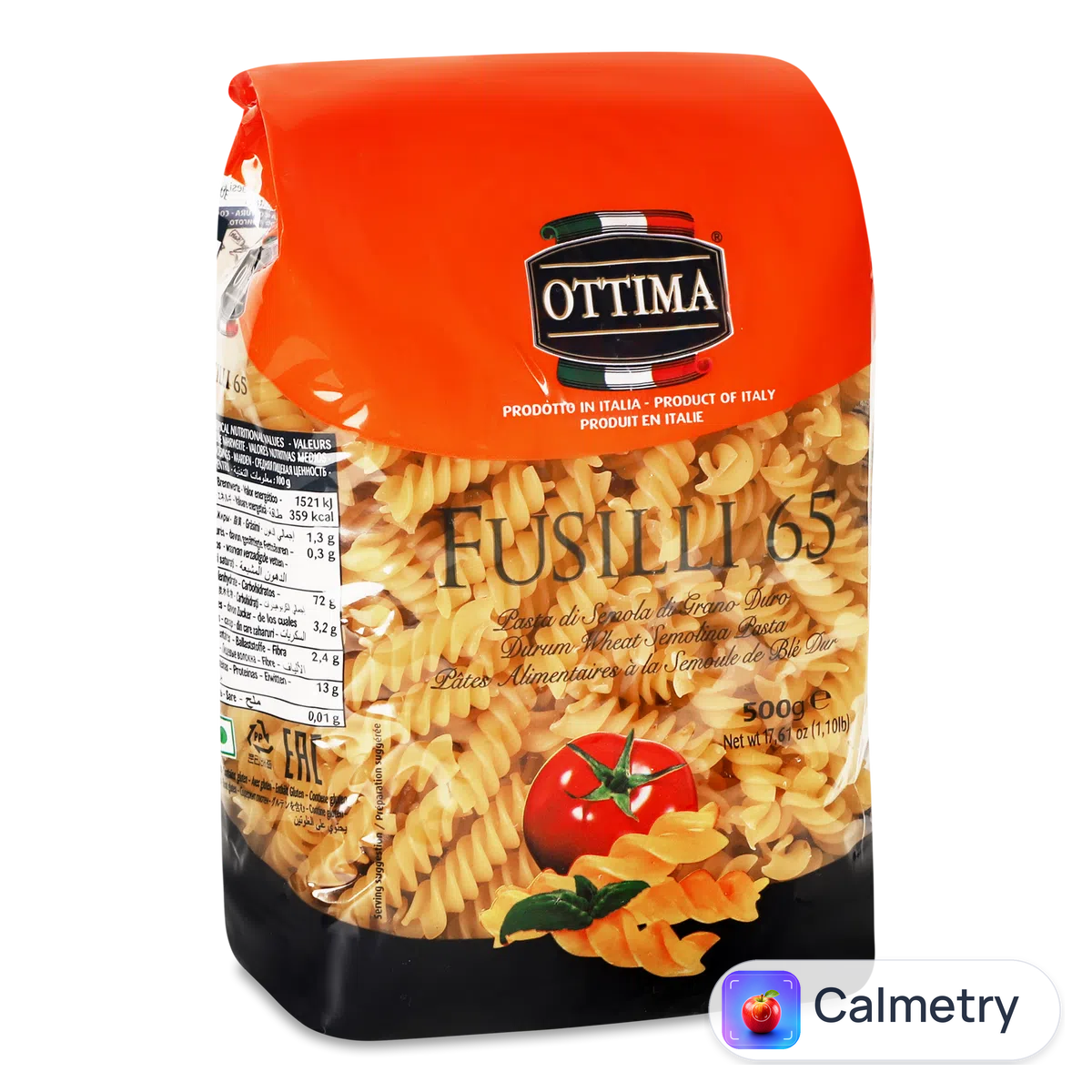 Вироби макаронні Ottima Fusilli італійські 500г