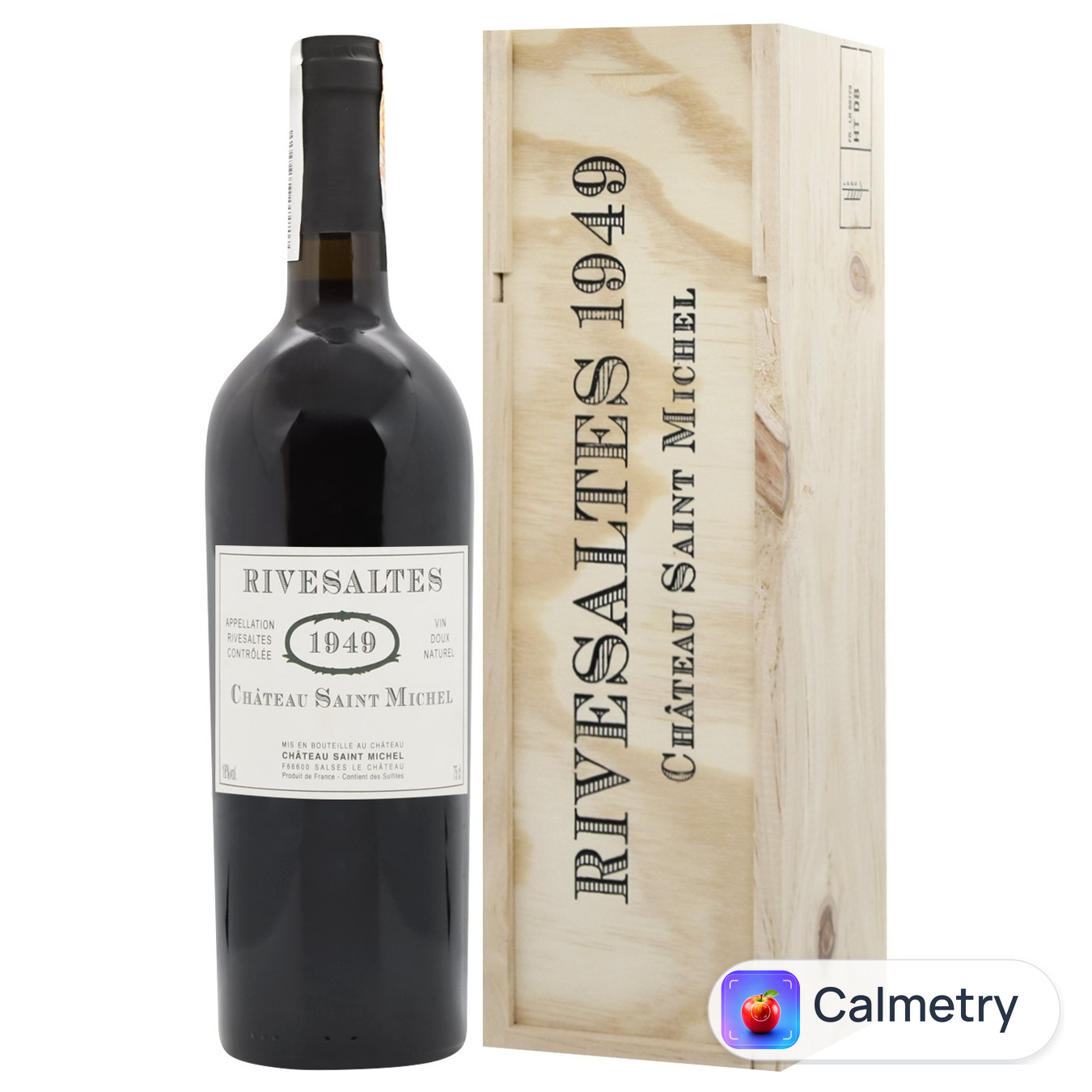 Вино Rivesaltes Chateau Saint Michel 1949 біле солодке кріплене 18% 0,75л