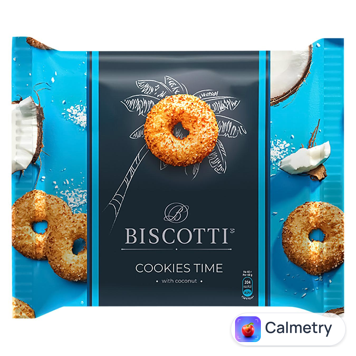 Печиво Biscotti Cookies Time з кокосом 160г