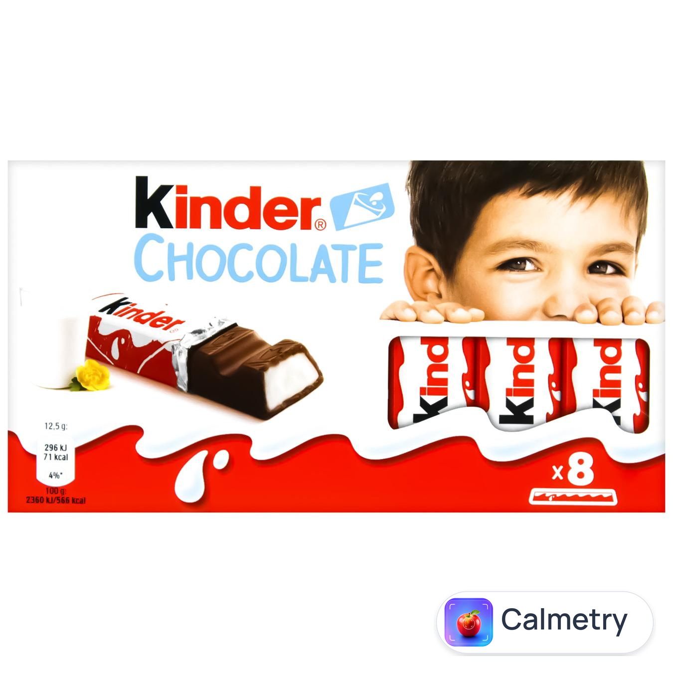 Шоколад молочний Kinder Chocolate з молочною начинкою 100г
