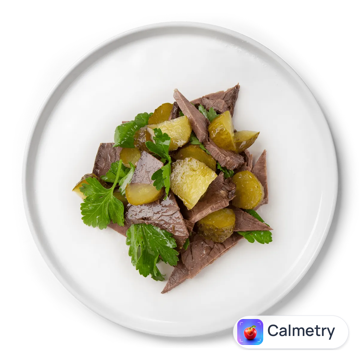 Салат з яловичим серцем