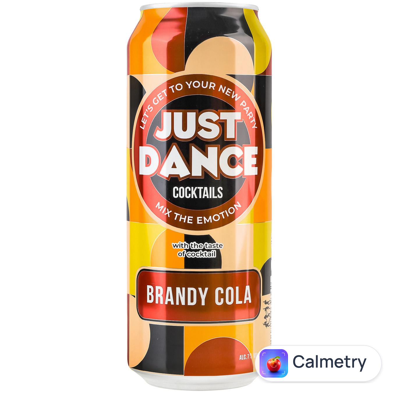 Напій слабоалкогольний Just Dance Cocktails Brandy Cola 7% 0,5л