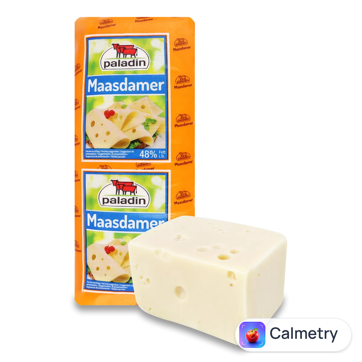 Сир Paladin «Маасдам» 48% з коров'ячого молока