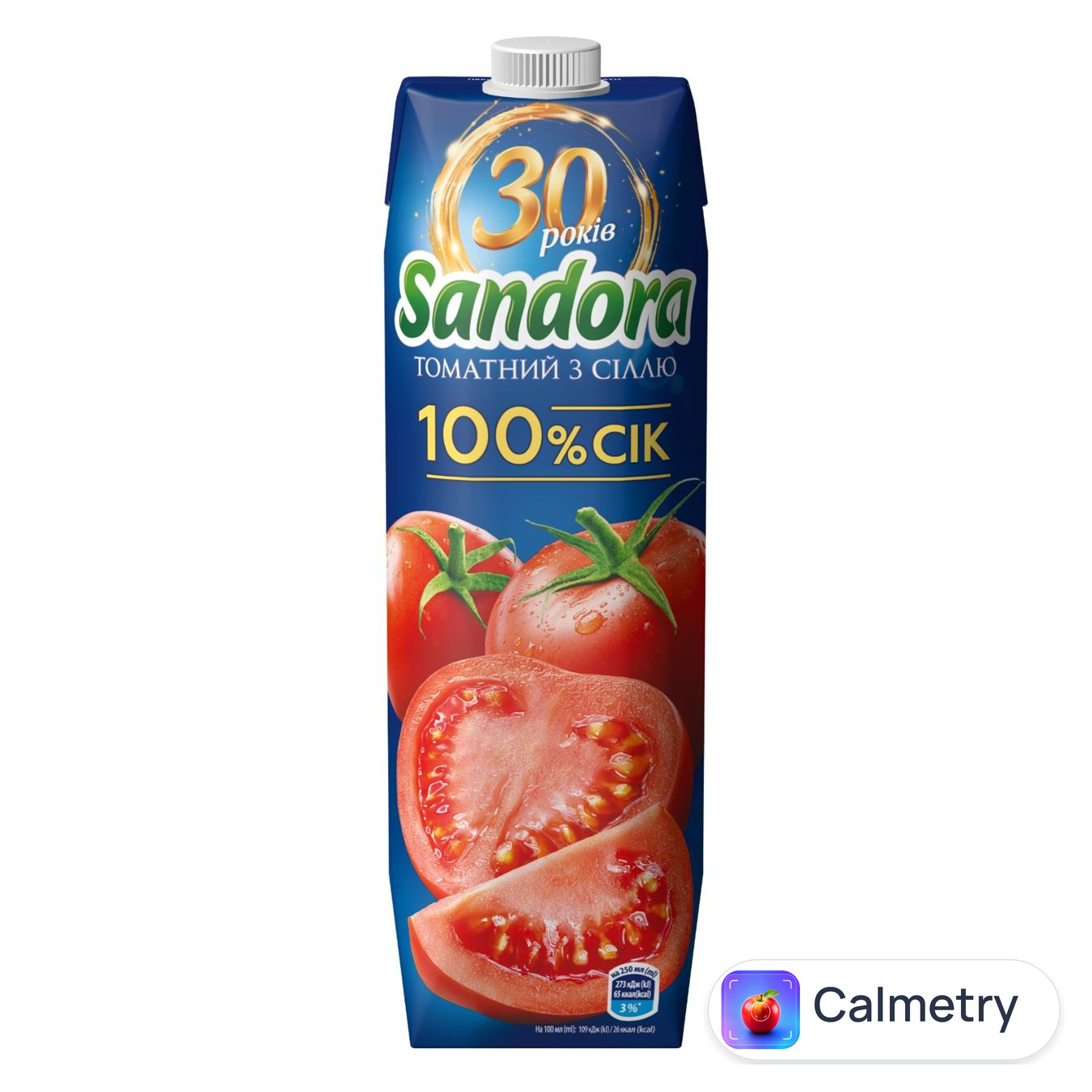 Сік Sandora томатний з сіллю 0,95л