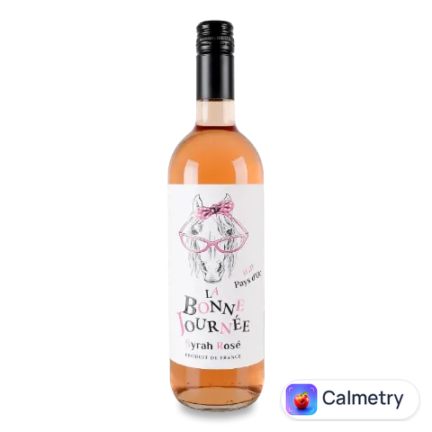 Вино La Bonne Journee Syrah IGP Pays d'Oc рожеве сухе