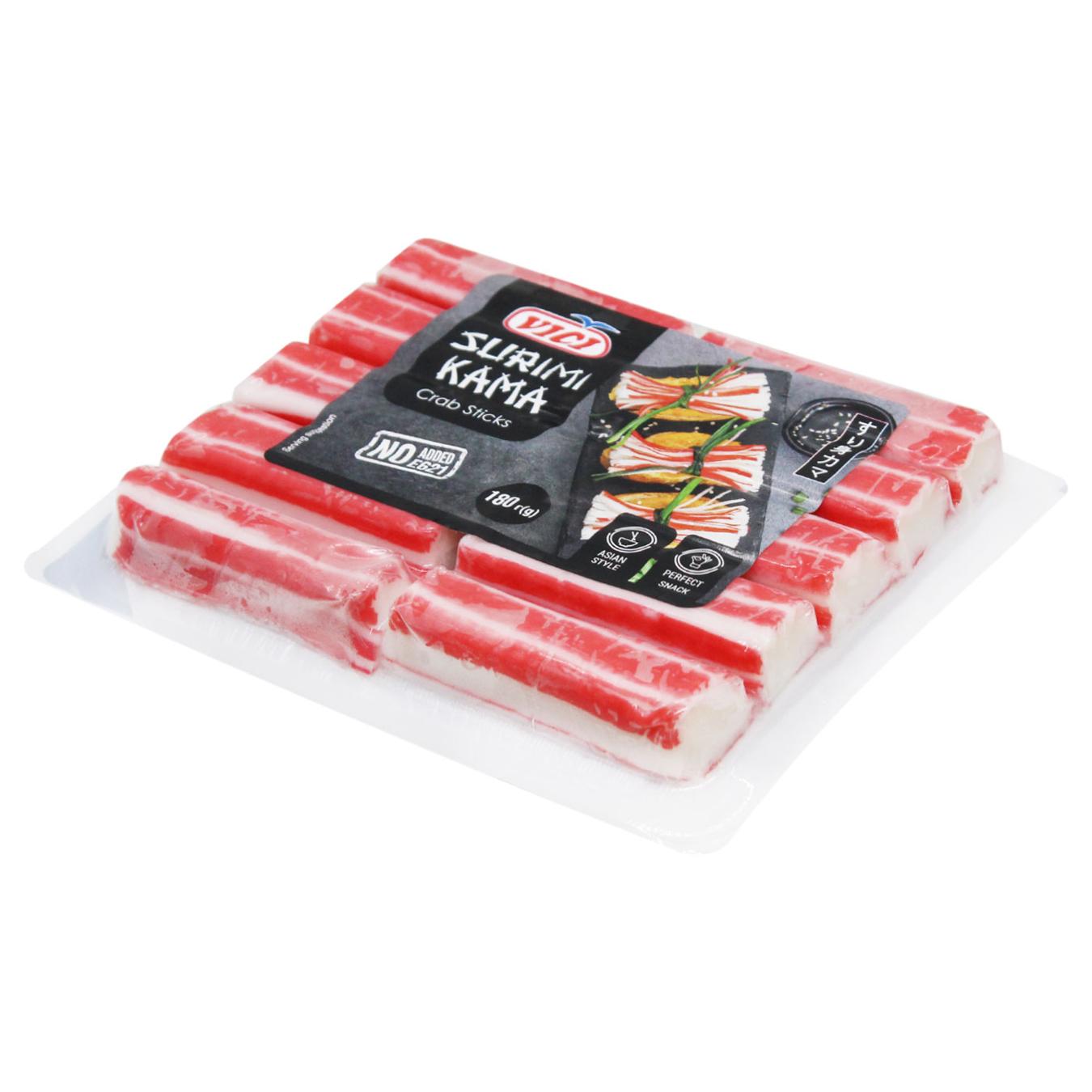 Крабові палички Vici Surimi Kama охолоджені 180г — фото продукту