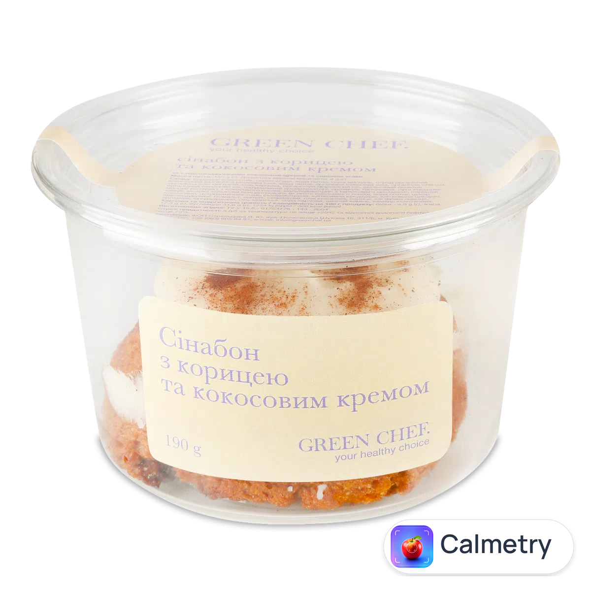Сінабон Green Chef з корицею та кокосовим кремом 190г