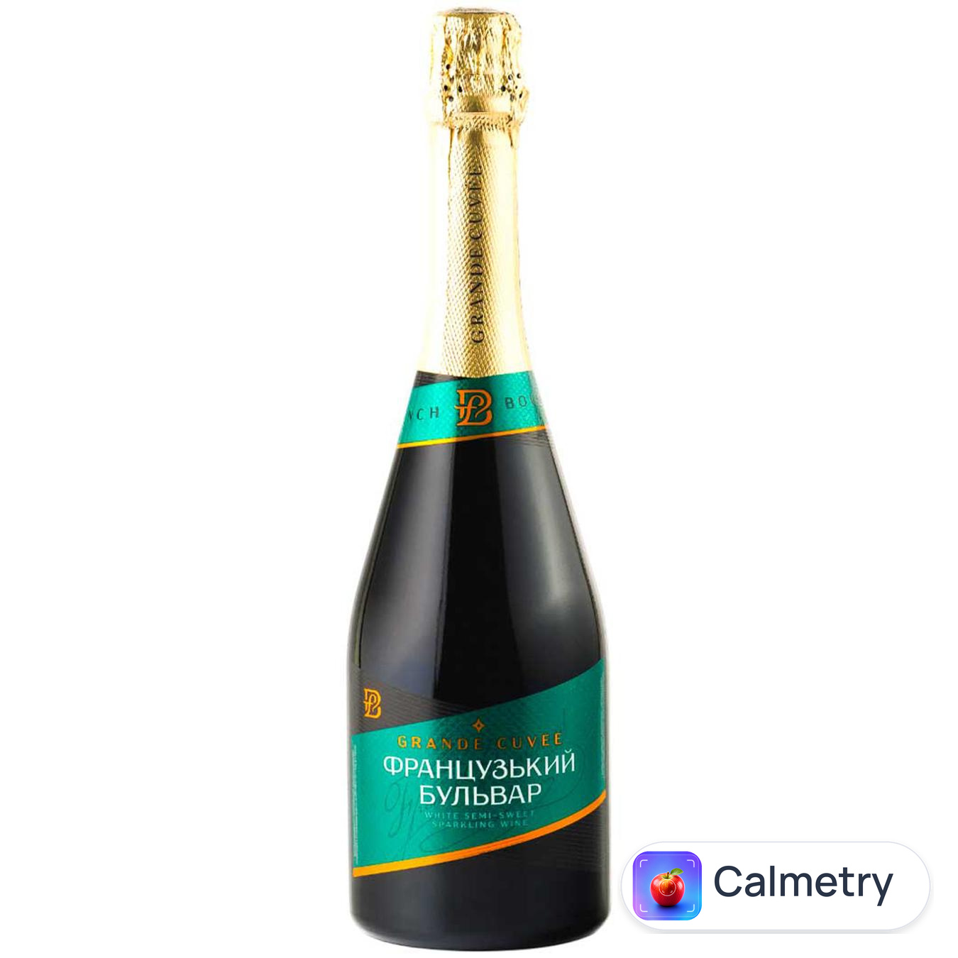 Вино ігристе Французский Бульвар Grande Cuvee біле напівсолодке 10,5-13,5% 0,75л Французький бульвар