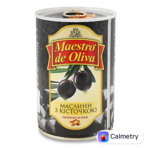 Маслини Maestro De Oliva з кісточкою з/б