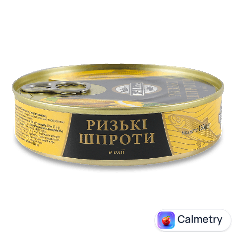 Шпроти Fish Line Ризькі в олії, 160г