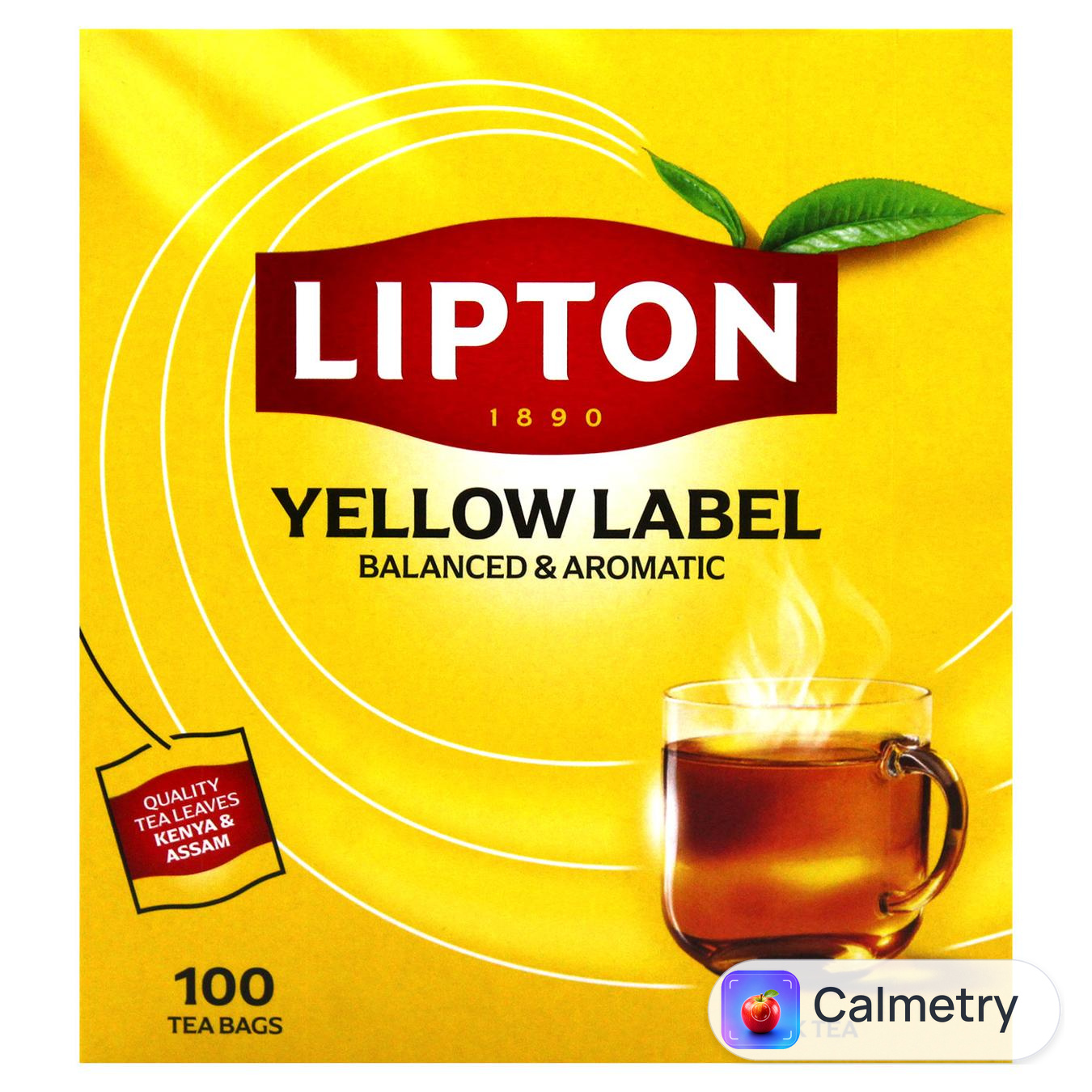 Чай чорний Lipton Yellow Label 2г*100шт — фото продукту