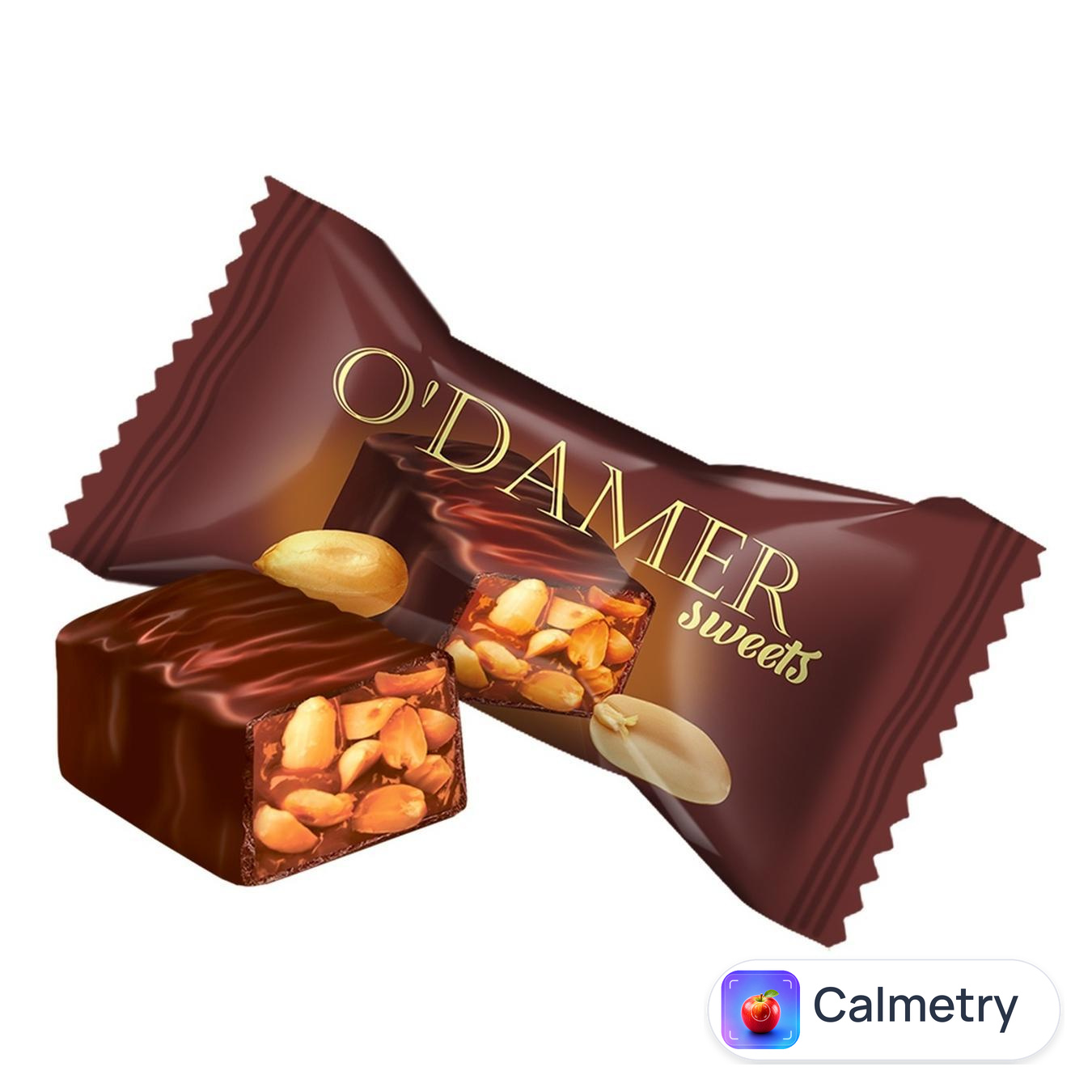 Цукерки Лукас O'Damer глазуровані кондитерською глазур'ю з молочно-грильяжною начинкою — фото продукту