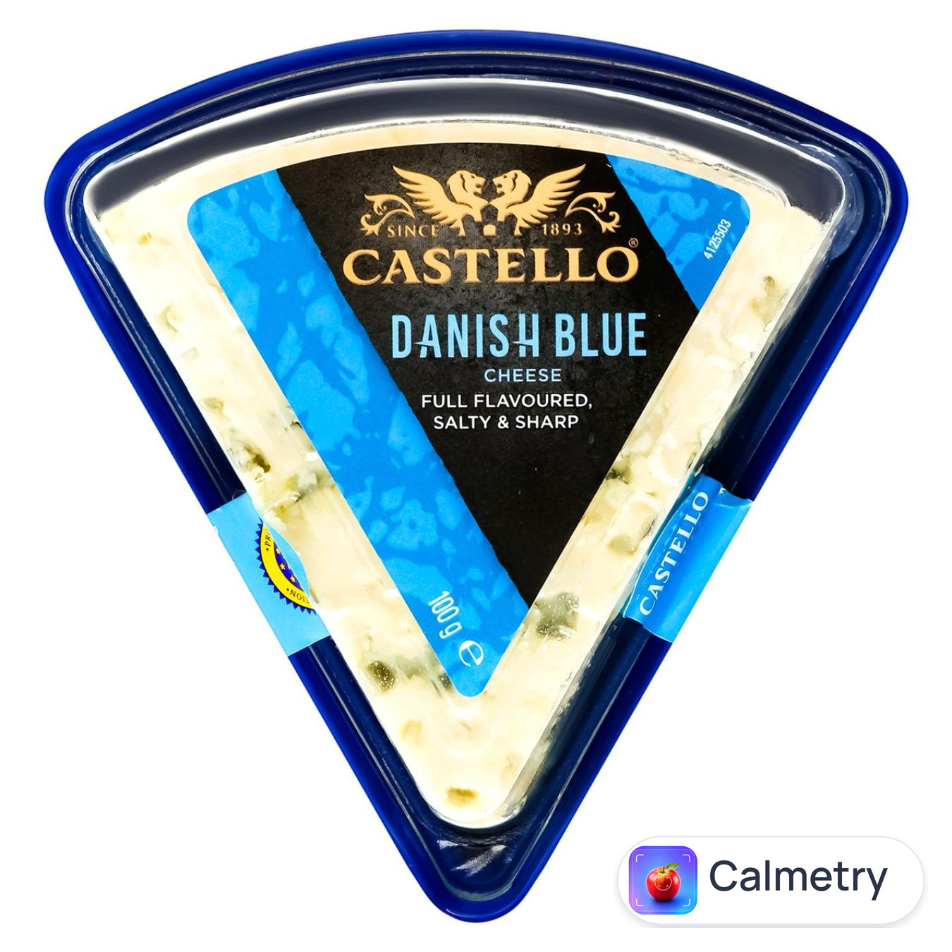 Сир Castello Danish Blue з блакитною пліснявою 50% 100г