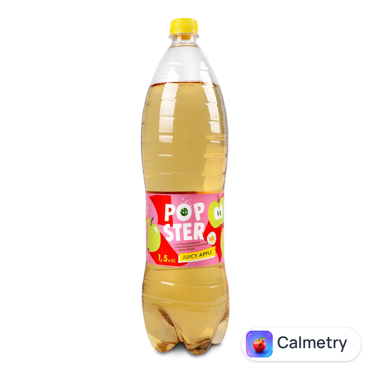 Напій соковмісний Popster Juicy Apple сильногазований 1,5л