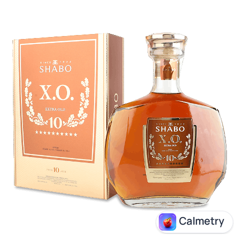 Бренді Shabo XO виноградний 10 років, 0,5л