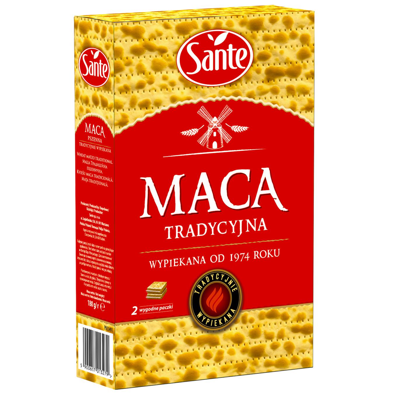 Маца Sante традиційна 180г — фото продукту