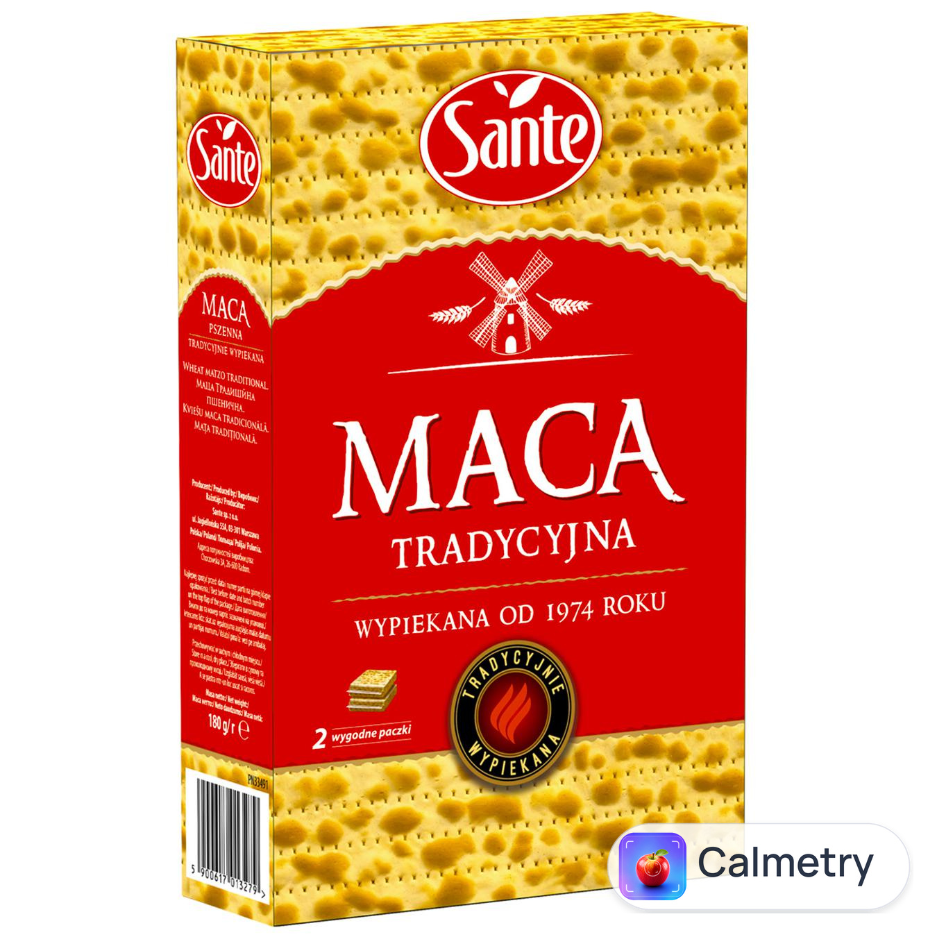 Маца Sante традиційна 180г — фото продукту