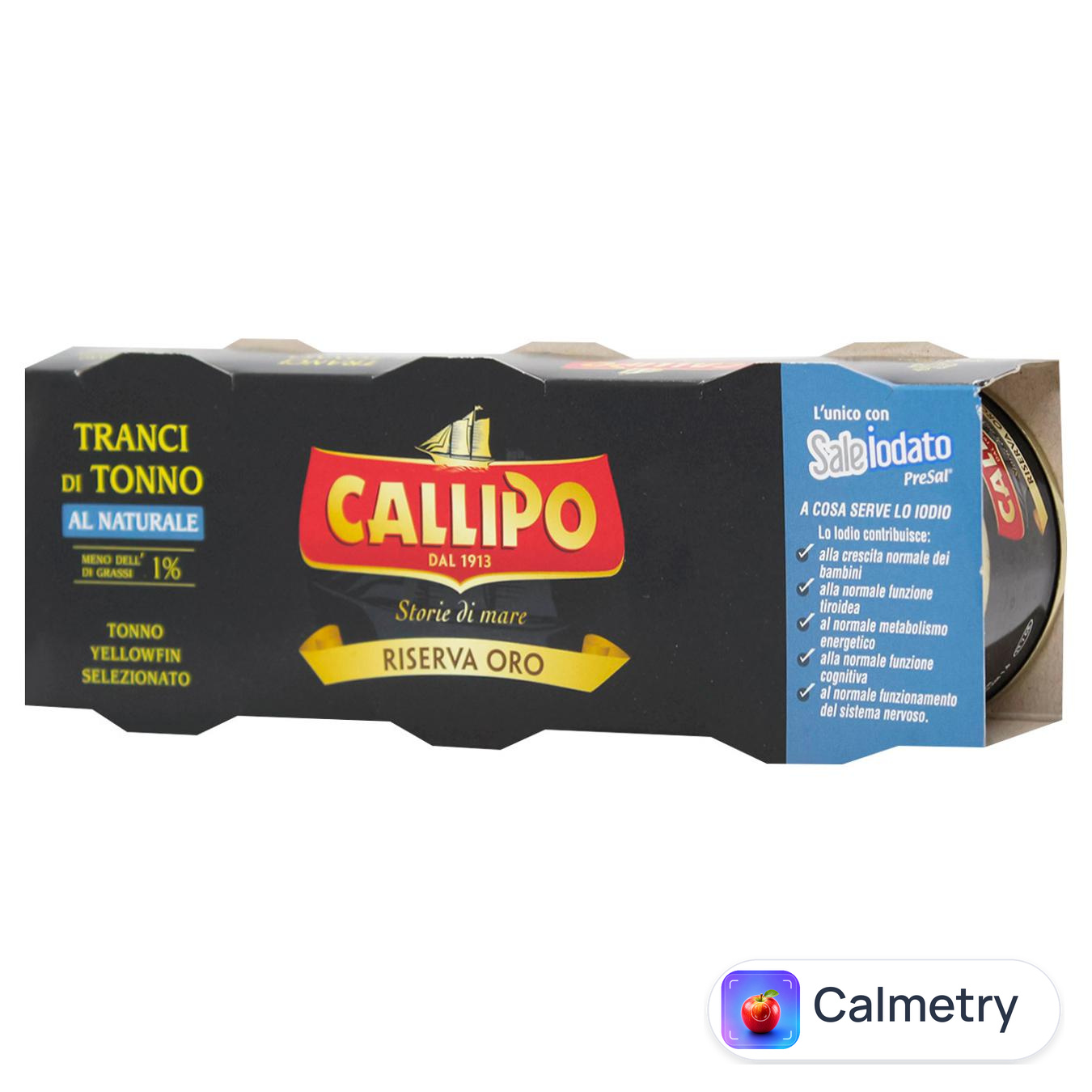 Тунець Callipo у власному соку 3шт 240г