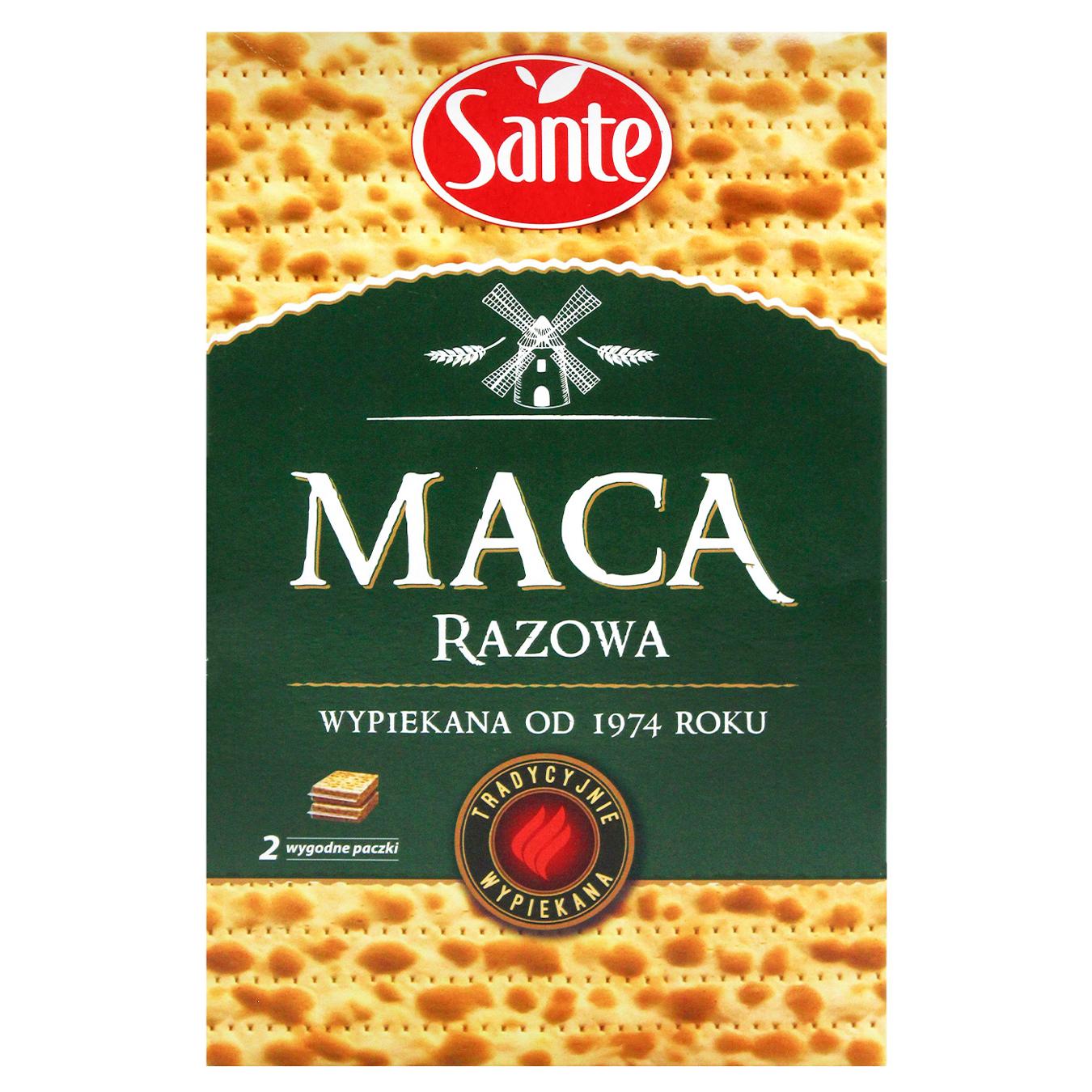 Маца цільнозернова Sante 180г — фото продукту