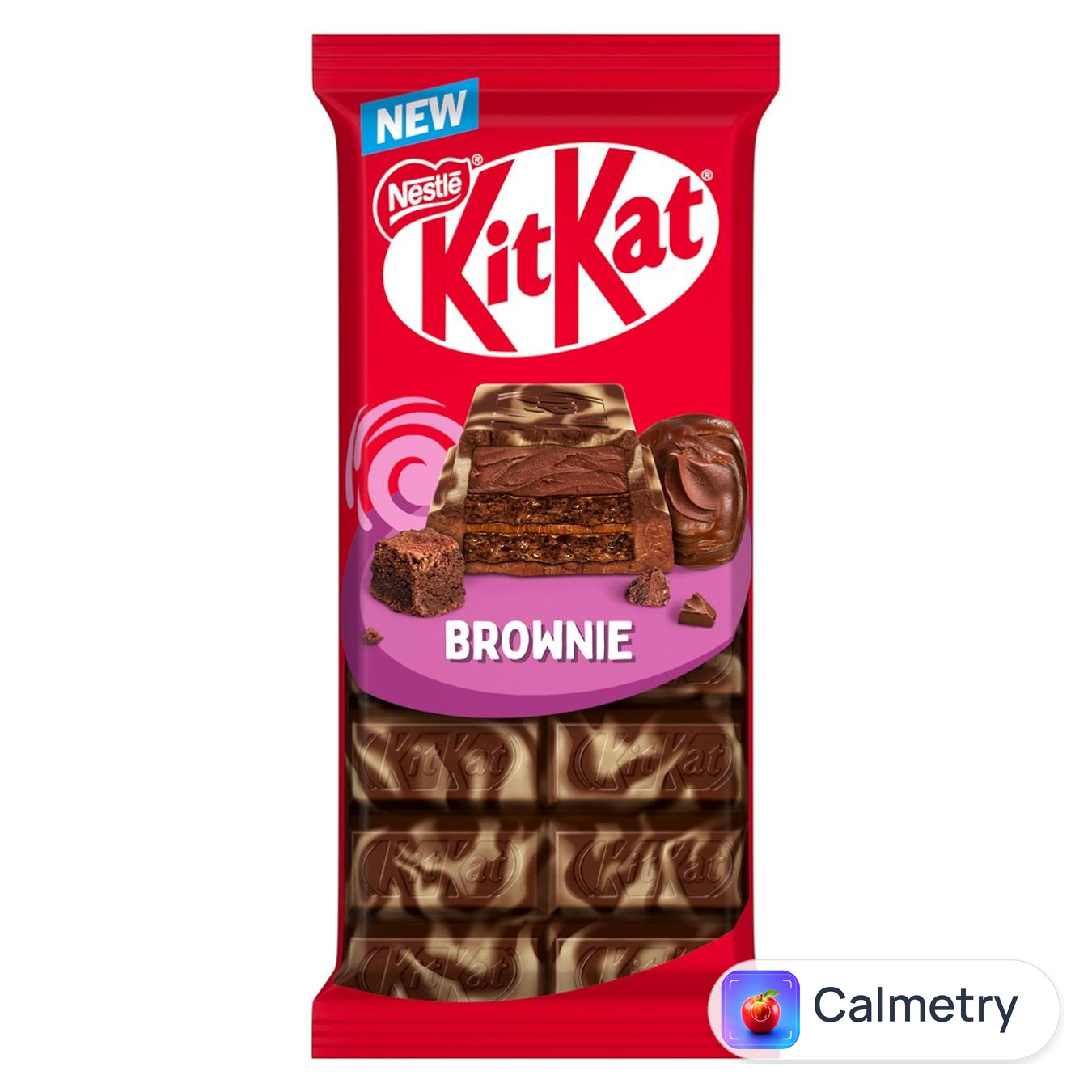 Шоколад молочний та чорний Kit Kat Brownie з вафлею та начинкою брауні 99г — фото продукту