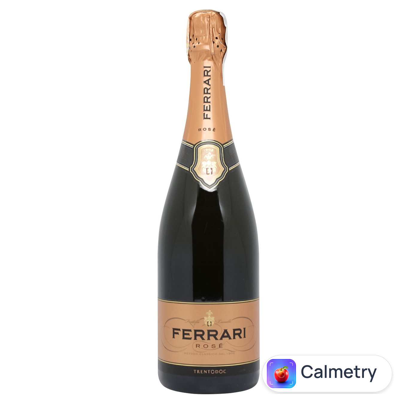 Вино ігристе Ferrari Rose рожеве брют 12,5% 0,75л