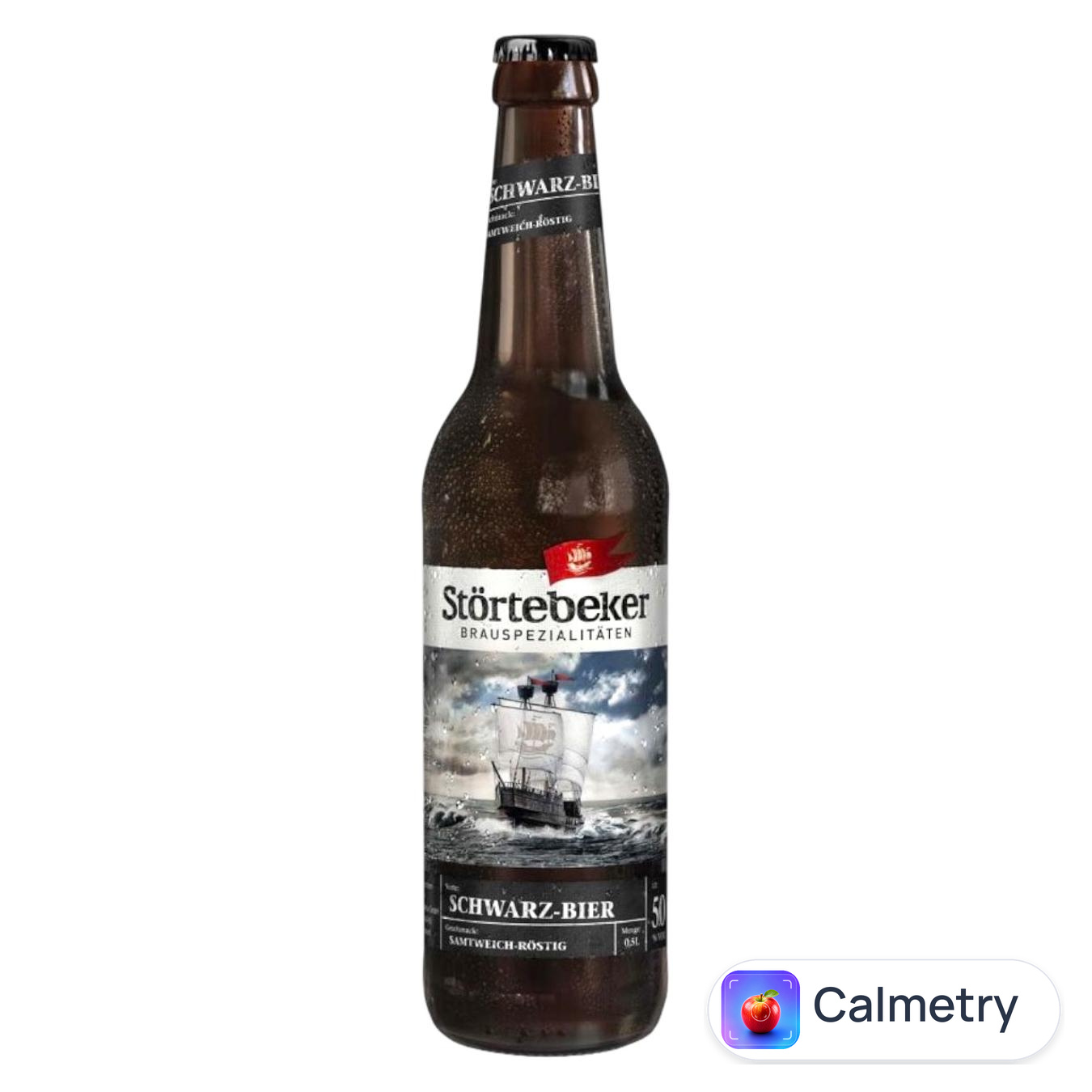 Пиво Stortebeker Schwarz-Bier темне 5% 0,5л