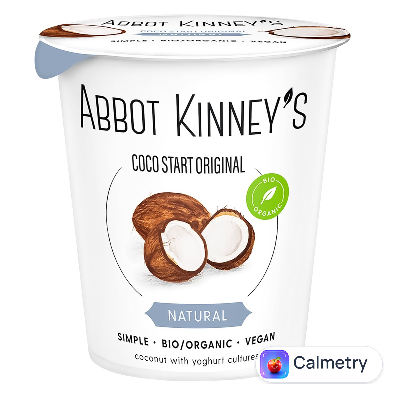 Йогурт кокосовий Abbot Kinney's Натуральний органічний 0,4л