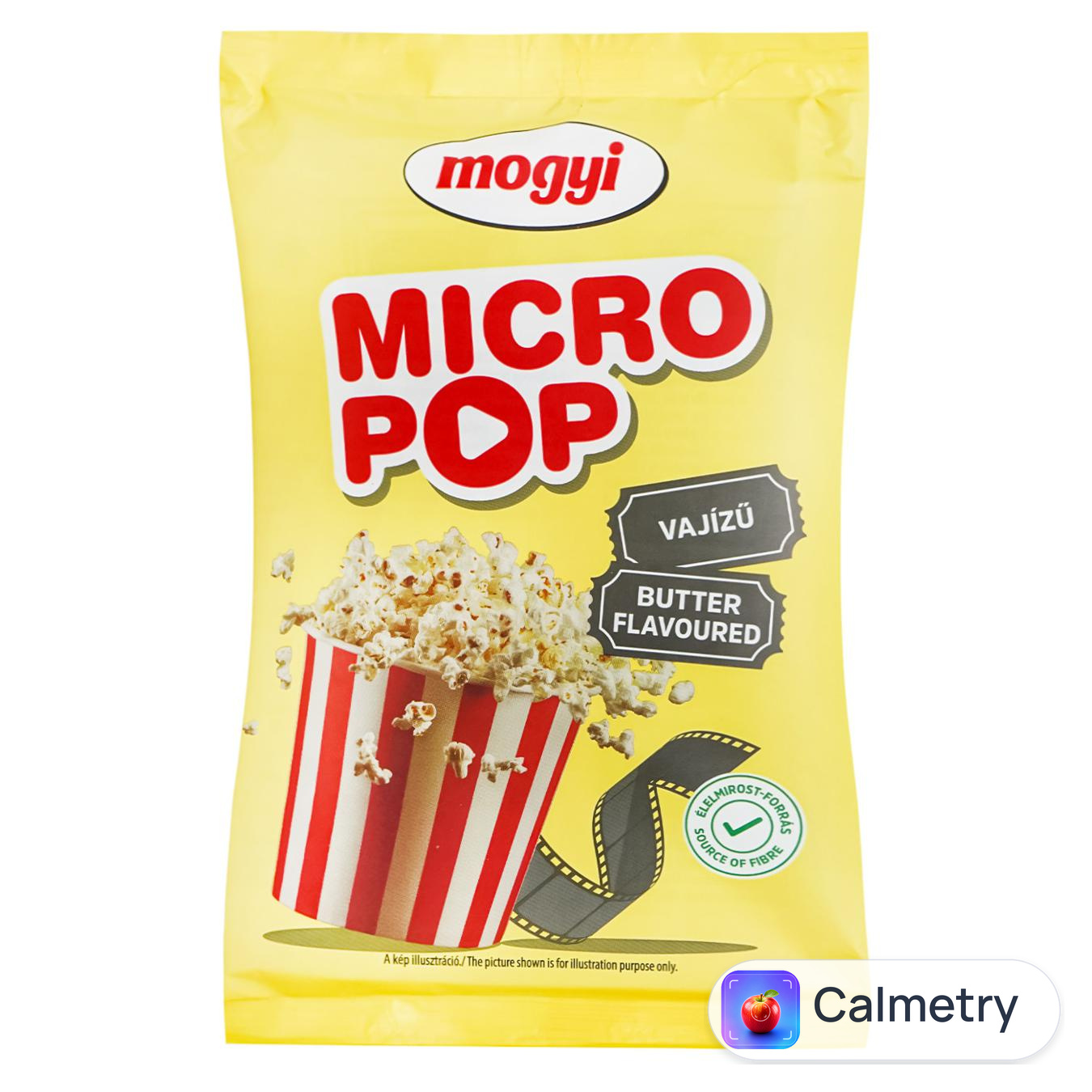 Попкорн Mogyi з маслом для мікрохвильової печі 100г — фото продукту