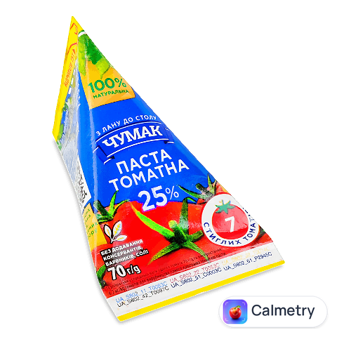 Паста «Чумак» томатна, пірамідка, 70г