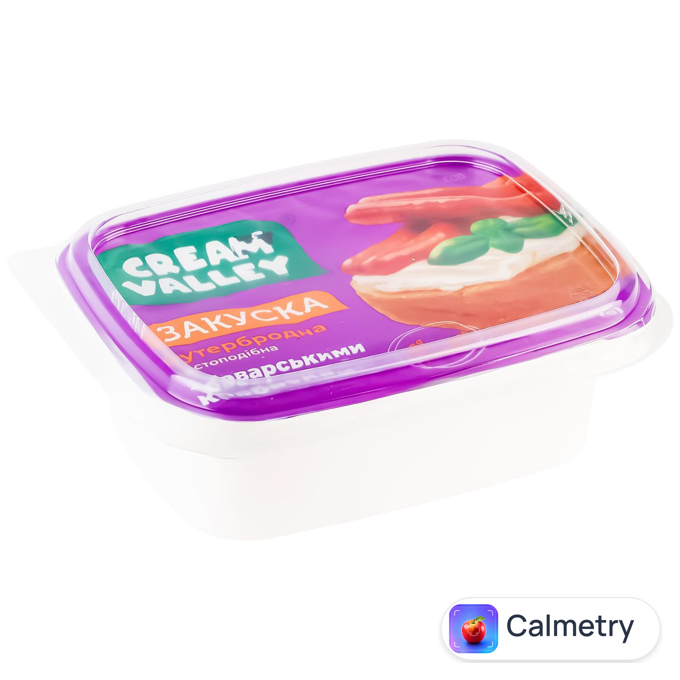 Закуска бутербродна Cream Valley пастоподібна з баварськими ковбасками 160г